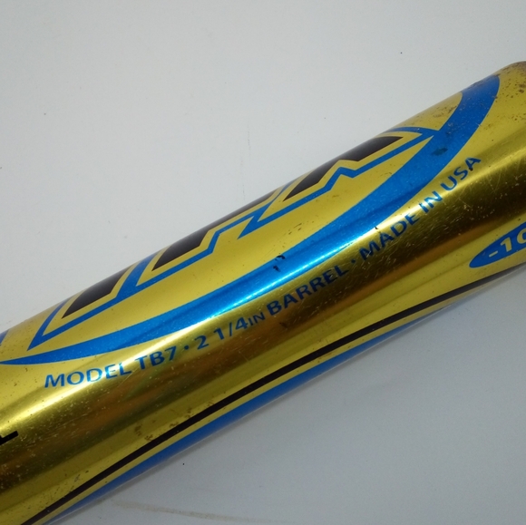 MLB Louisville Slugger Tee Ball 26 Inches 16oz Omaha Gold Baseball Bat TPX - Picture 7 of 12